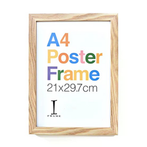 A4 Natural Poster Frame (plexi glass)
