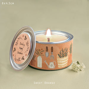 Country Candle Sending Happy Sunshine Sweet Orange