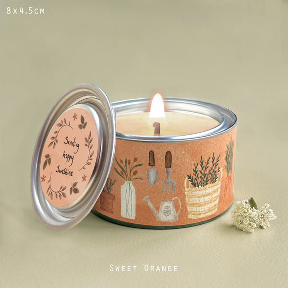 Country Candle Sending Happy Sunshine Sweet Orange