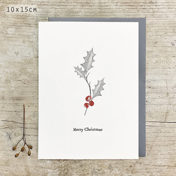 EOI Card Holly & Berries