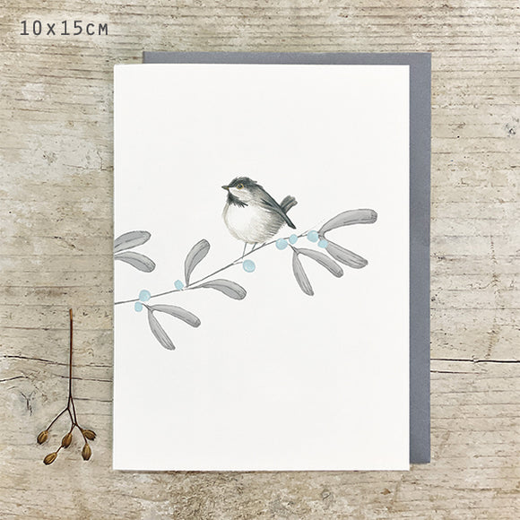 EOI Card Mistletoe & Coal tit