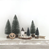 Winter Wonderland Snowy Church Scene by East of India