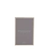 Impressions Silver plated slim Photo frame 4x6"