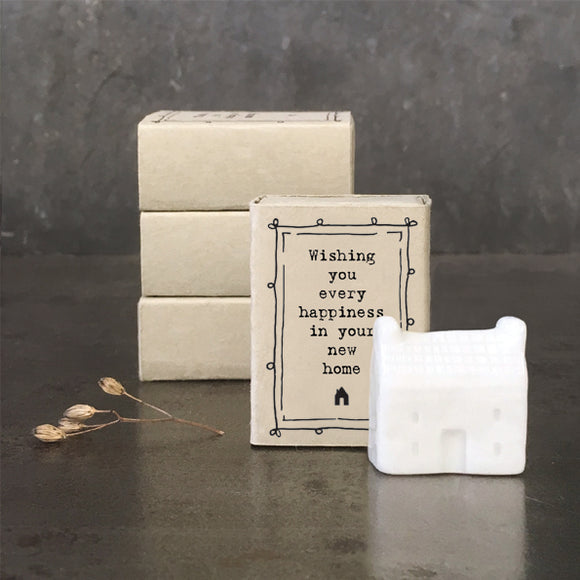 Wishing you every happiness in your new home matchbox gift