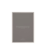 Impressions Silver plated slim Photo frame 5x7"
