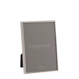Impressions Silver plated slim Photo frame 5x7"