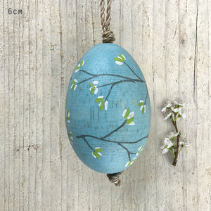 Blossom Painted Egg Duck Egg