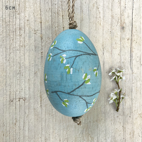 Blossom Painted Egg Duck Egg