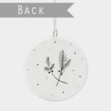 Round Porcelain Robin Hanger by East of India