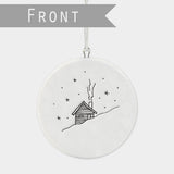 Round Porcelain Ski lodge Hanger by East of India