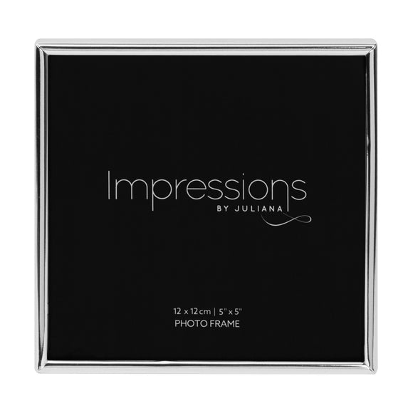 Impressions Silver plated slim Photo frame 5x5