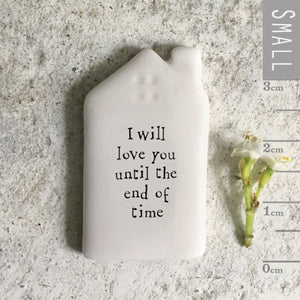 I will love you until... Pocket token
