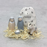 Jesus, Mary, Joseph and the wee donkey by East of India