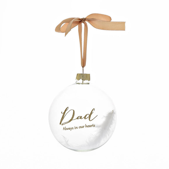 Dad Glass Bauble