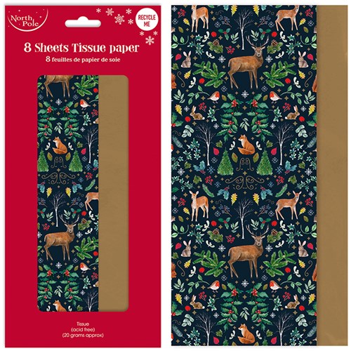 Woodland Christmas Tissue paper