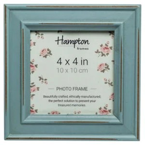 Paloma Blue 4x4" photo frame