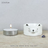 Cat Tea Light Holder from East of India