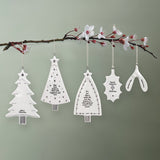Porcelain Hanger Tree Merry Christmas by East of India