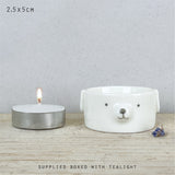 Dog Tea Light Holder from East of India