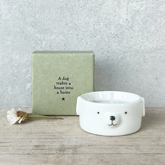Dog Tea Light Holder from East of India