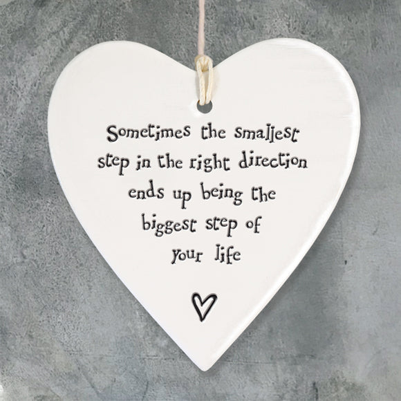 Sometimes the smallest step... East of India round heart