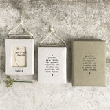 Grandma Mini Hanging Porcelain Frame by East Of India