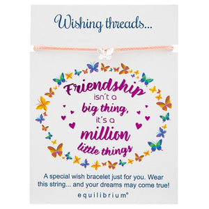 Friendship isn't a big thing ... wishing thread