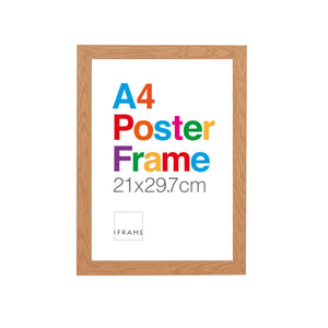 A4 Natural Poster Frame (glass)
