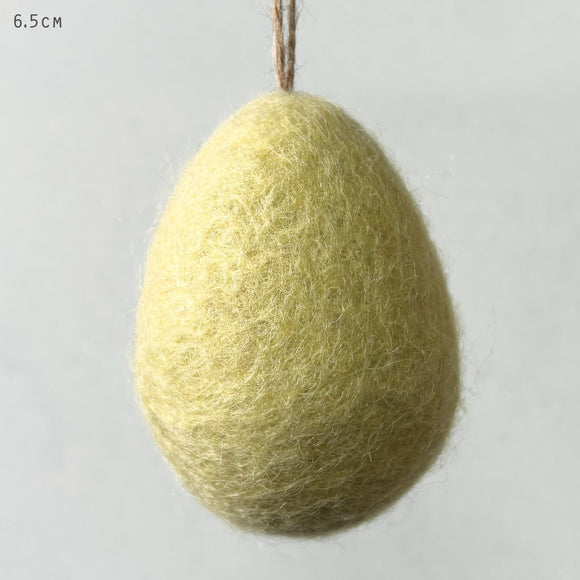 Big Yellow Felt Egg Hanger