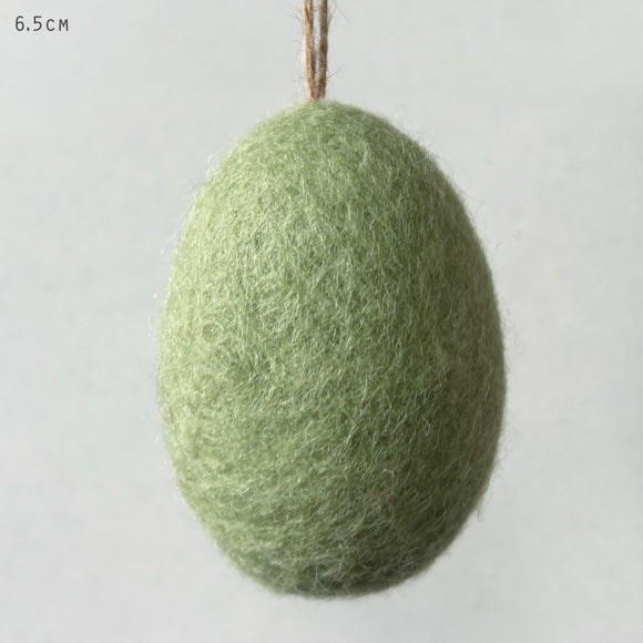 Big Green Felt Egg Hanger