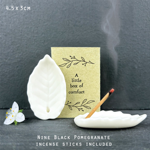 Little box of Comfort Incense gift by East of India
