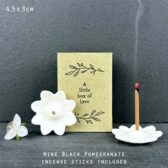 Little box of Love Incense gift by East of India