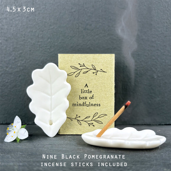 Little box of Mindfulness Incense gift by East of India