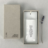 Thanks for all the things ... Wall vase by East of India