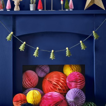 Felt Christmas Tree Bunting Decoration