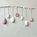 Big Pink Felt Egg Hanger