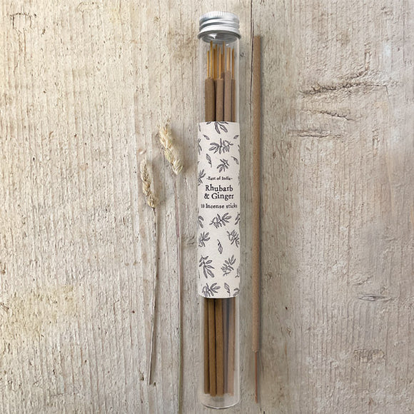 Rhubarb and Ginger Incense Sticks By East of India