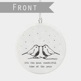 Round Porcelain Robin Hanger by East of India