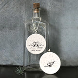 Round Porcelain Robin Hanger by East of India