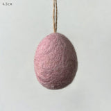 Small Pink Felt Egg Hanger