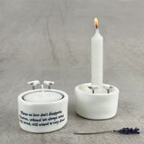 Those we love don't disappear Tea light and Candle Holder