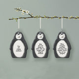 May Your Life Always Be Filled With Fun... Penguin Porcelain Hanger