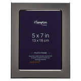 Woburn 5x7" Silver plated frame by Hampton