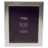 Woburn 8x10" Silver plated frame by Hampton