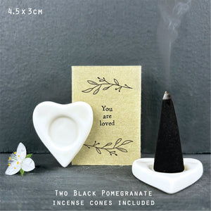 You are Loved Incense gift by East of India