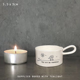 You are my sunshine tea light holder