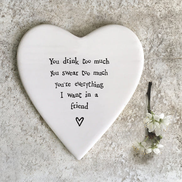 EOI Coaster You drink too much.....