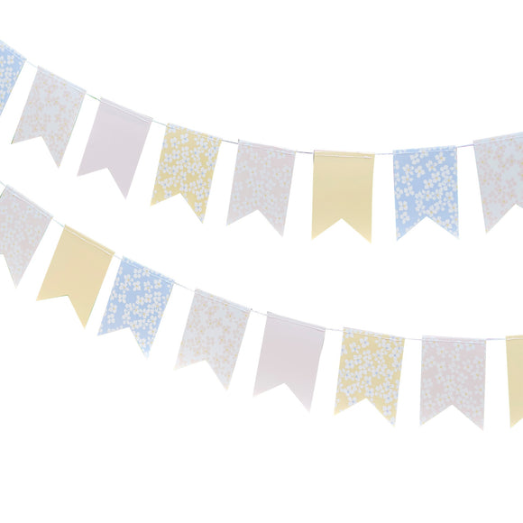 Ginger Ray Floral Flag Bunting