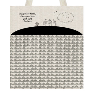 Shopping bag  "Hug more trees." by East of India