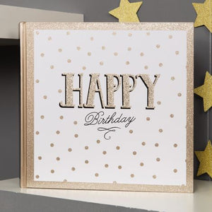 happy birthday scrapbook
